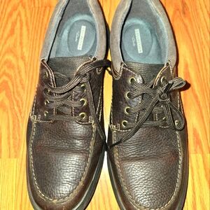 Men's Clarks Leather Oxford Lace Up Shoes